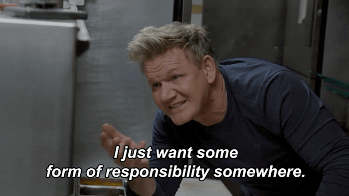 Gordon Ramsay Responsibility GIF by FOX TV - Find & Share on GIPHY