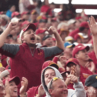 Iowa State Cheering GIF by CyclonesTV