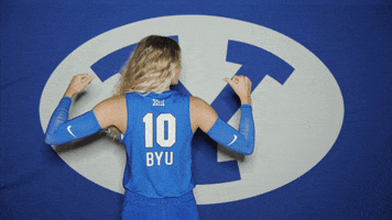 Point Volleyball GIF by BYU Cougars