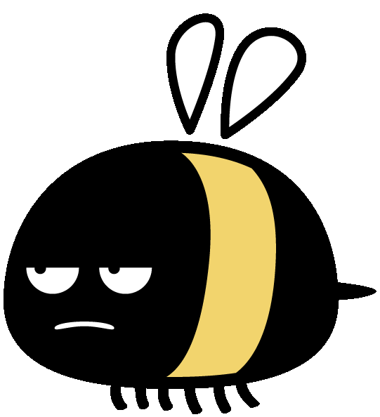 Angry Bee Sticker by Hey Bob Guy for iOS & Android GIPHY