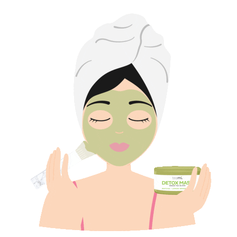 Skin Care Mask Sticker by Teami Blends