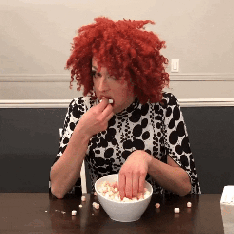 drag queen eating GIF by Dory Ladrag