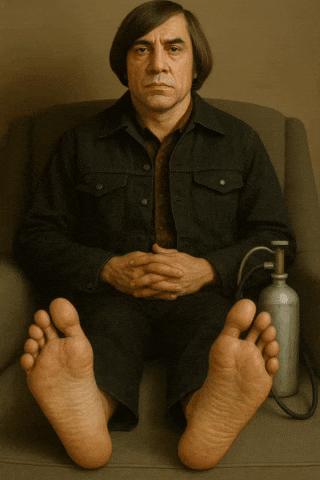 Barking Javier Bardem GIF