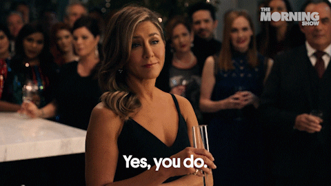 Jennifer Aniston Yes GIF by Apple TV - Find & Share on GIPHY
