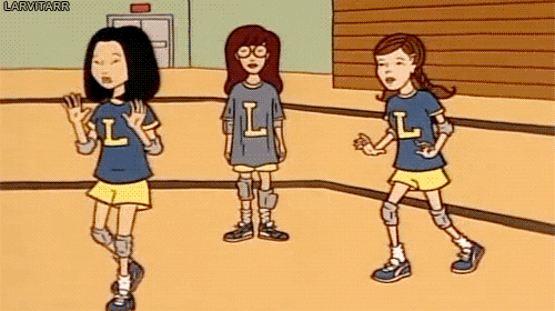 New trending GIF tagged whatever daria volleyball via… | Trending Gifs