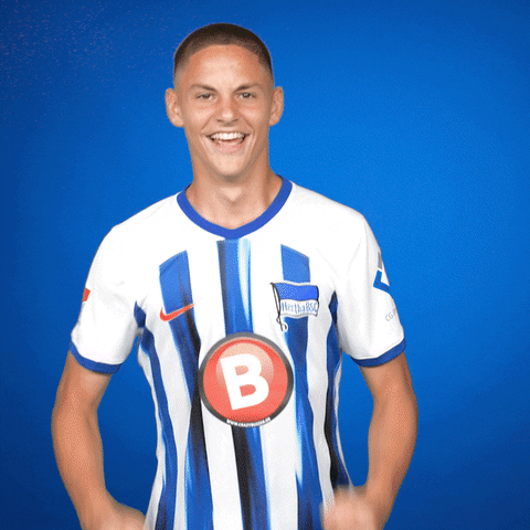 Lets Go Win GIF by Hertha BSC