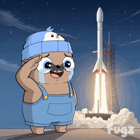 To The Moon Crypto GIF by Fugz Official
