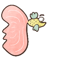 Back And Forth Swimming Sticker