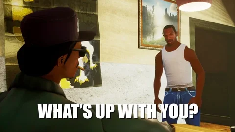 Rockstar Games divulga meme do "Here we go again" no GTA Trilogy 5