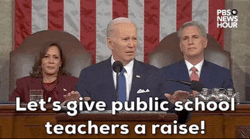 Joe Biden Education GIF by PBS NewsHour