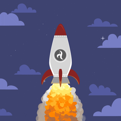 Animated Cartoon Rocket GIF by Animative - Find & Share on GIPHY