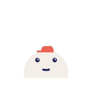 Happy Hat Sticker by Naked Panda