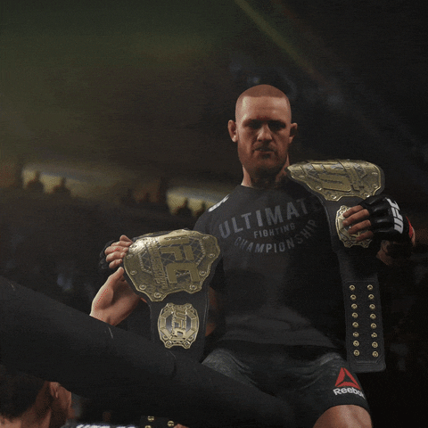 fight gold GIF by EA SPORTS UFC