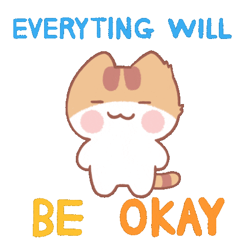 Cat Be Ok Sticker