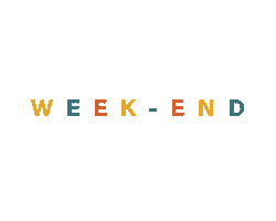 Weekend Sticker