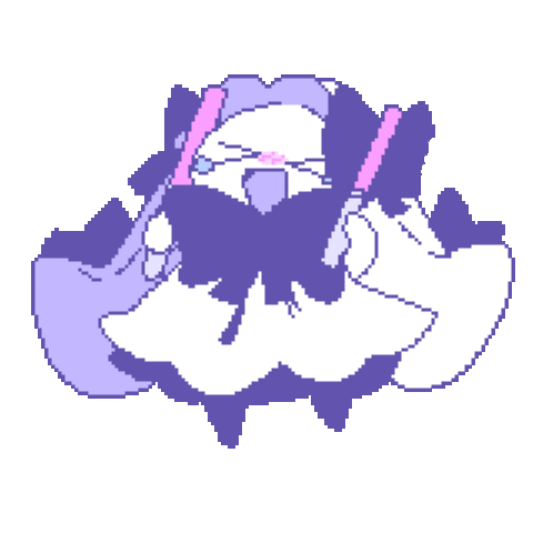 Bunny Glow Stick Sticker