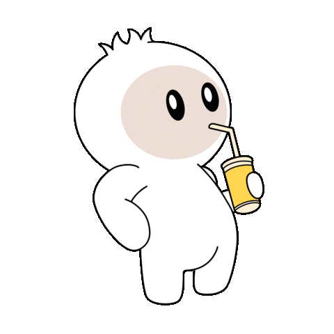 Tumtum Drinking Sticker by okdstudio