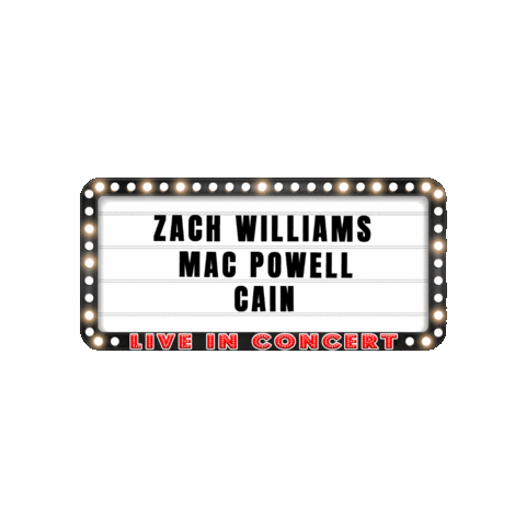 Zach Williams Cain Sticker by Awakening Events