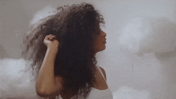 curlsnckouds curlsnclouds hair afro pick GIF