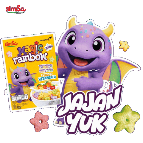 Magic Rainbow Sticker by Simba Cereal