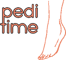 Pedicure Sticker by NAILAND