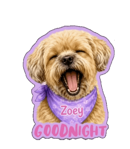 Tired Dog Sticker by Papa’s Petz