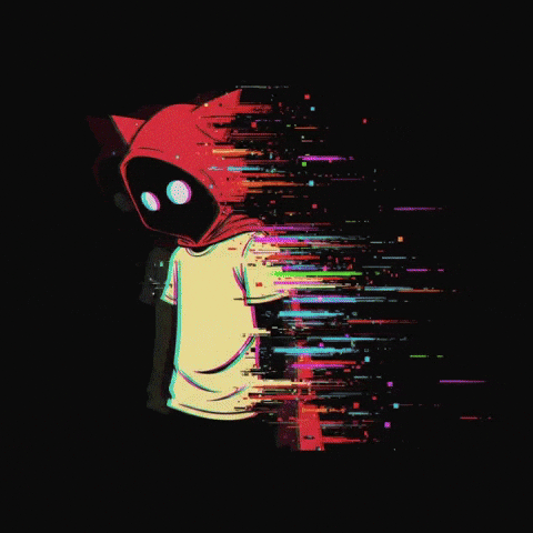 Glitch Neon GIF by G*BOY