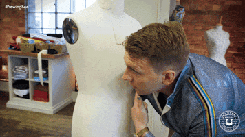 Sewing Bee Mannequin GIF by The Great British Sewing Bee