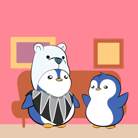 Play Time Friends GIF by Pudgy Penguins