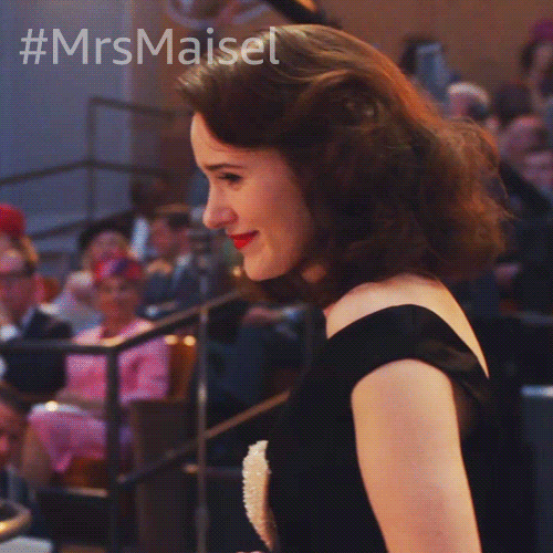 Talk Show Prime Video GIF by The Marvelous Mrs. Maisel