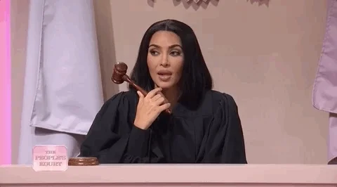 Kim Kardashian Judging You GIF