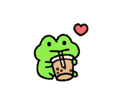 Bubble Tea Drawing Sticker