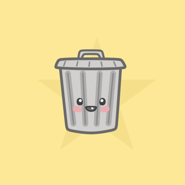 Trash Can GIF by beckadoodles Find & Share on GIPHY