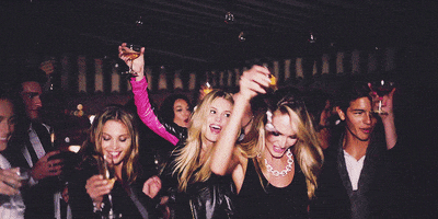 candice swanepoel party hard GIF