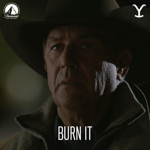 Paramount Network Burn GIF by Yellowstone - Find & Share on GIPHY