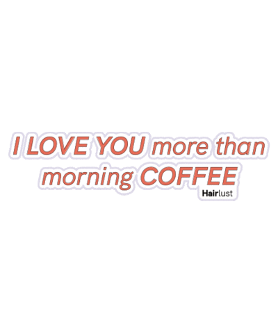 I Love You Coffee Sticker by Hairlust