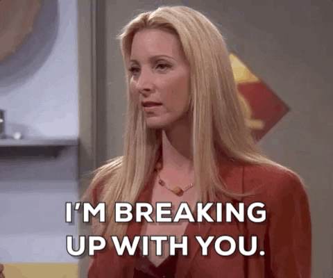 Phoebe breaking up with Monica