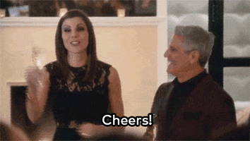 real housewives cheers GIF