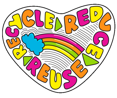 reduce mother earth Sticker by Carawrrr