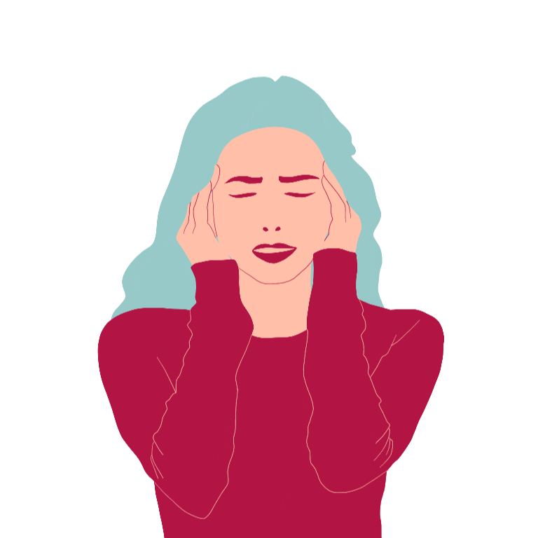 Head Pain Sticker by lilianstolk for iOS & Android | GIPHY