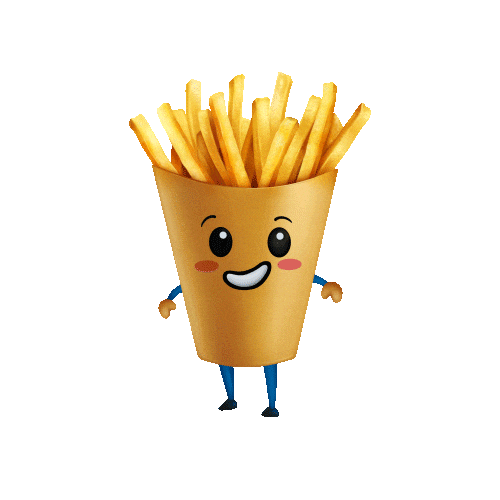 Sommer Pommes Sticker by NEW AG