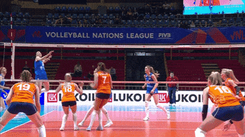 Celebrate Get Ready GIF by Volleyball World