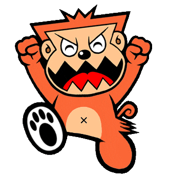 Happy Monkey Sticker