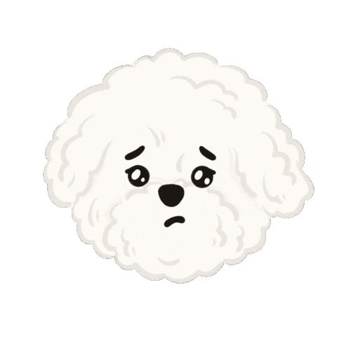 Puppy Poodle Sticker by Ann of Facedit