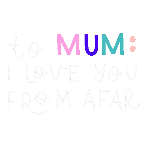 Love You Mom Sticker by Zoë Bonham