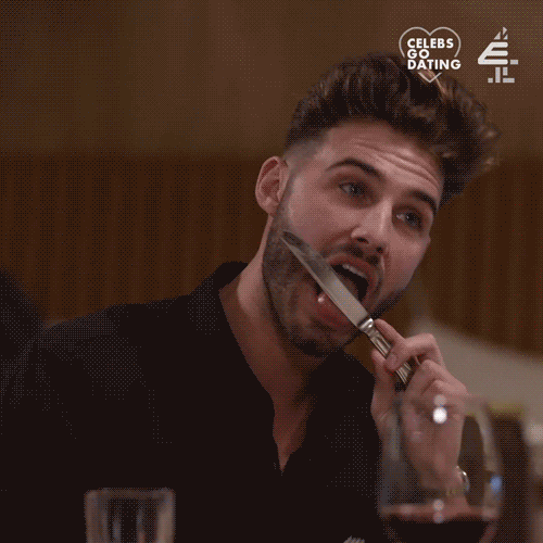 Josh Ritchie Eating GIF by Celebs Go Dating