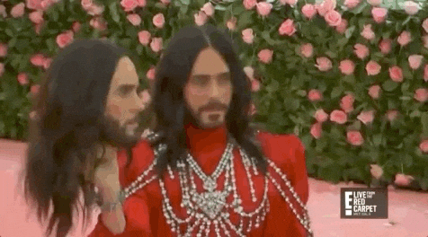 GIF jared leto cabelo GIF por E!