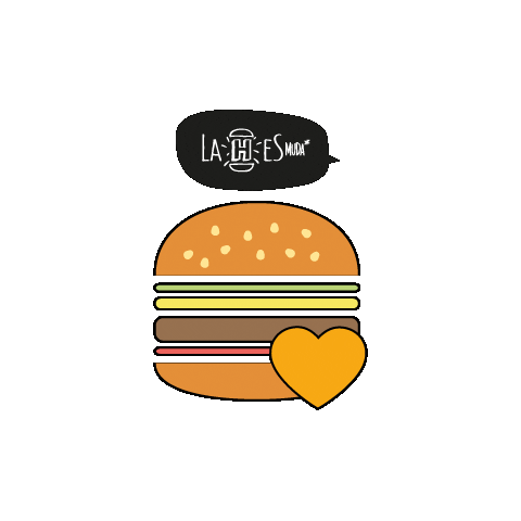 Burger Sticker by lahesmuda