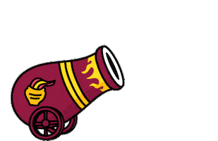 Flaming Fire Ball Sticker by Illinois Lottery