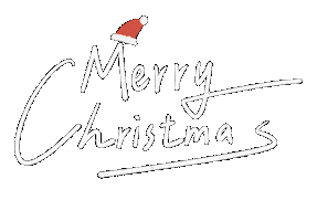 Christmas Handwriting Sticker